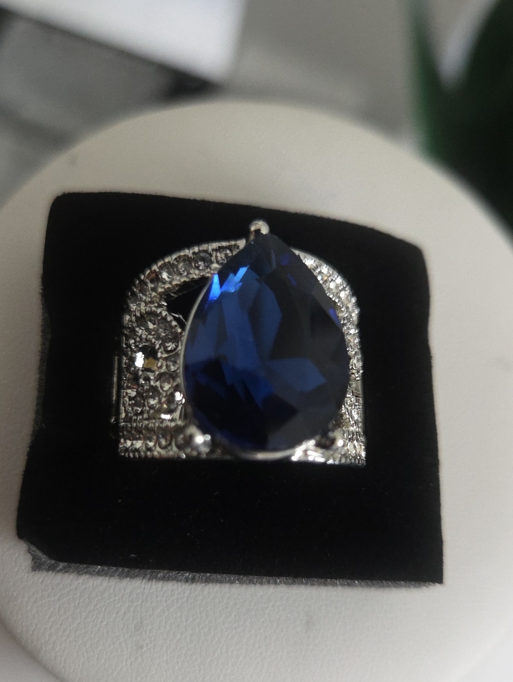 Paparazzi Kind A Big Deal Blue Ring NWT